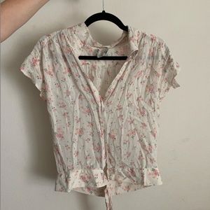 RARE floral Free people blouse